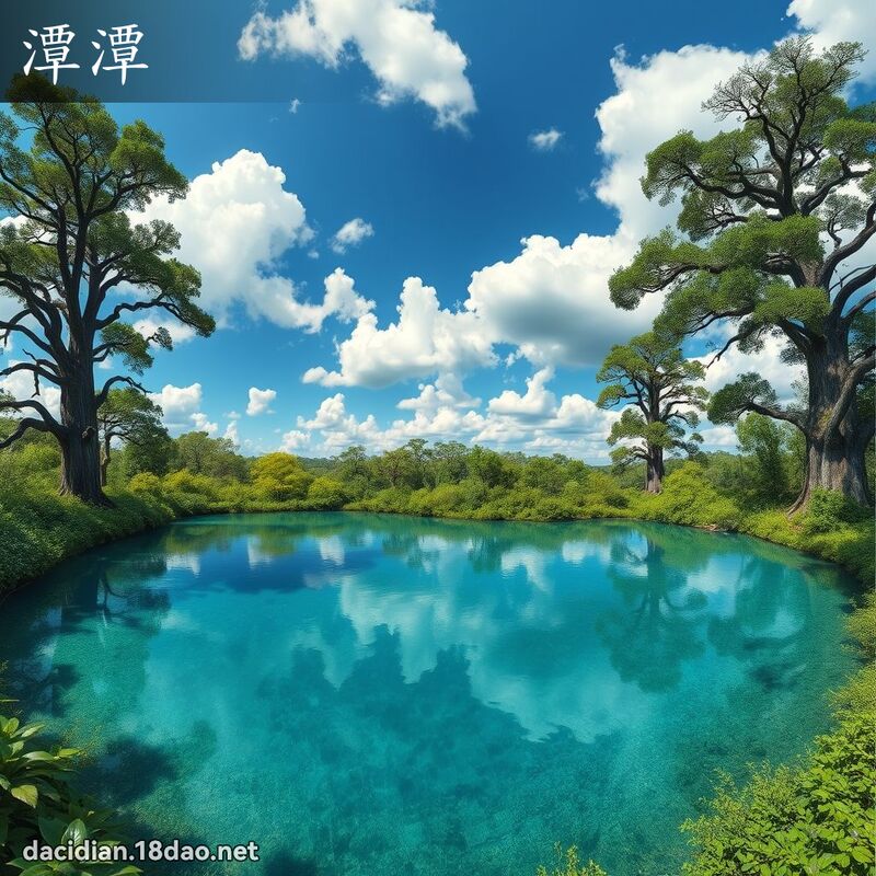 潭潭 - 国语大辞典配图