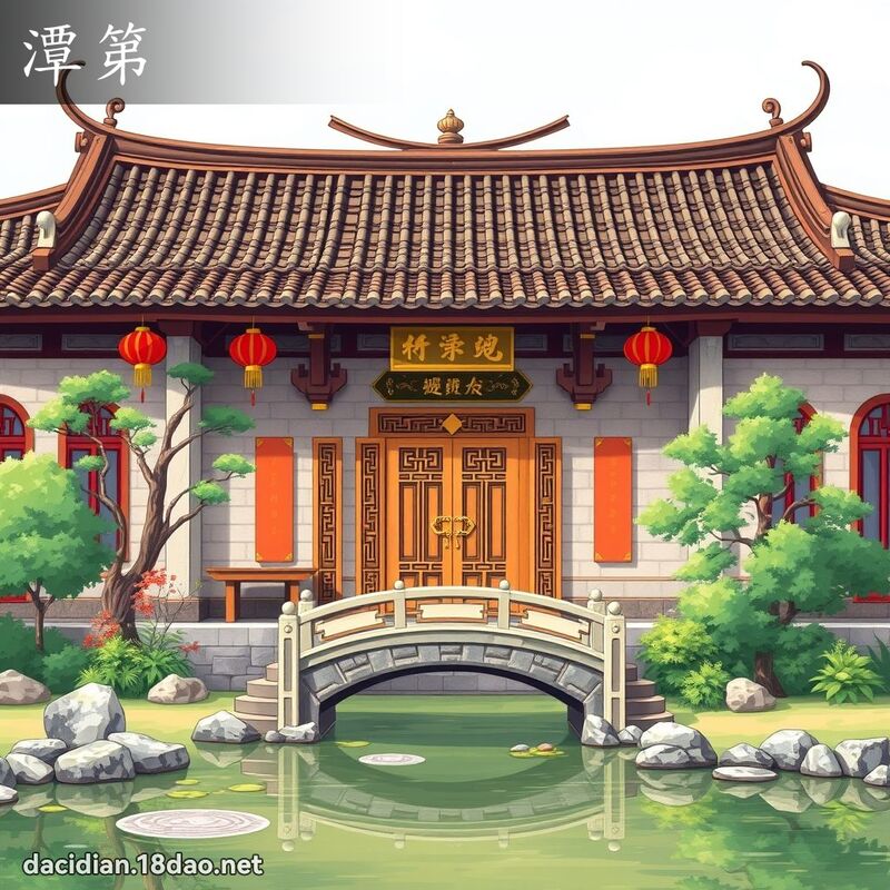 潭第 - 国语大辞典配图