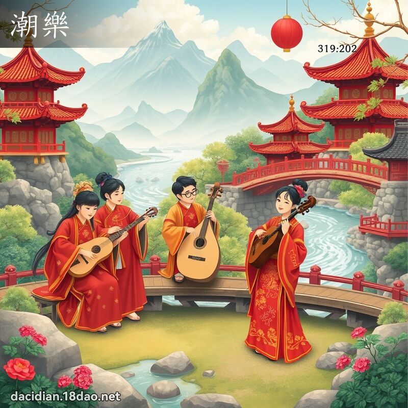 潮乐 - 国语大辞典配图