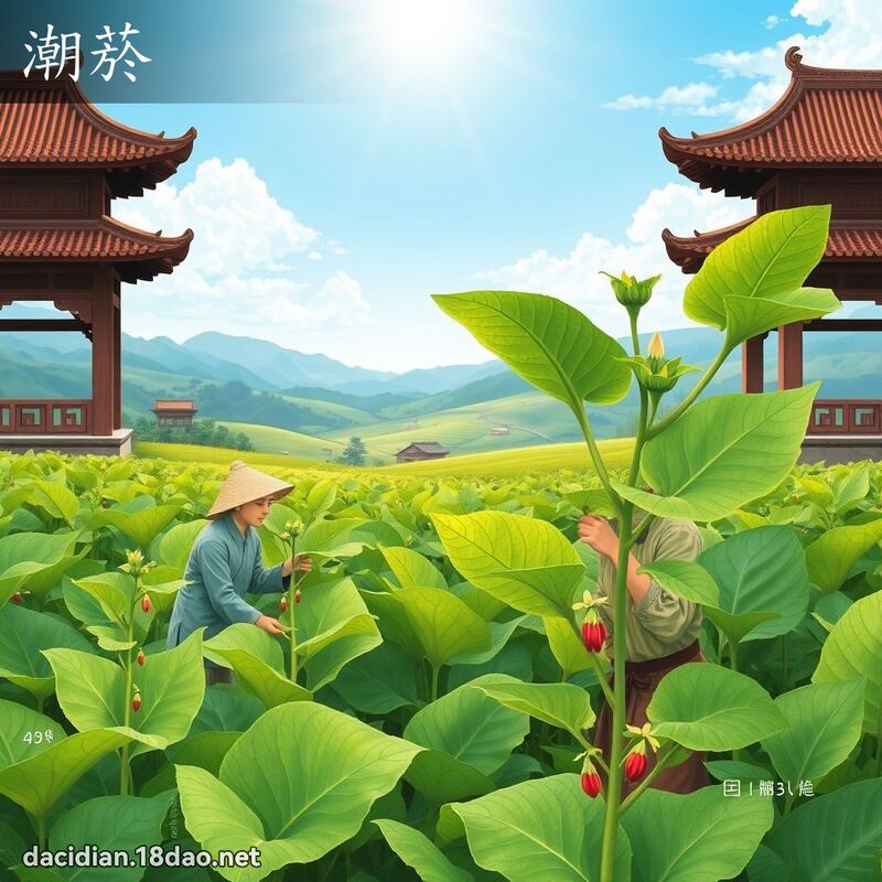潮菸 - 國語大辭典配圖