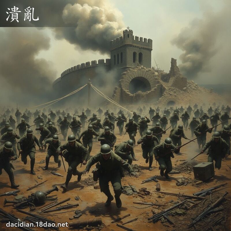 潰亂 - 國語大辭典配圖
