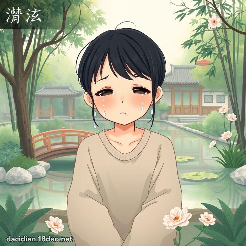 潸泫 - 國語大辭典配圖