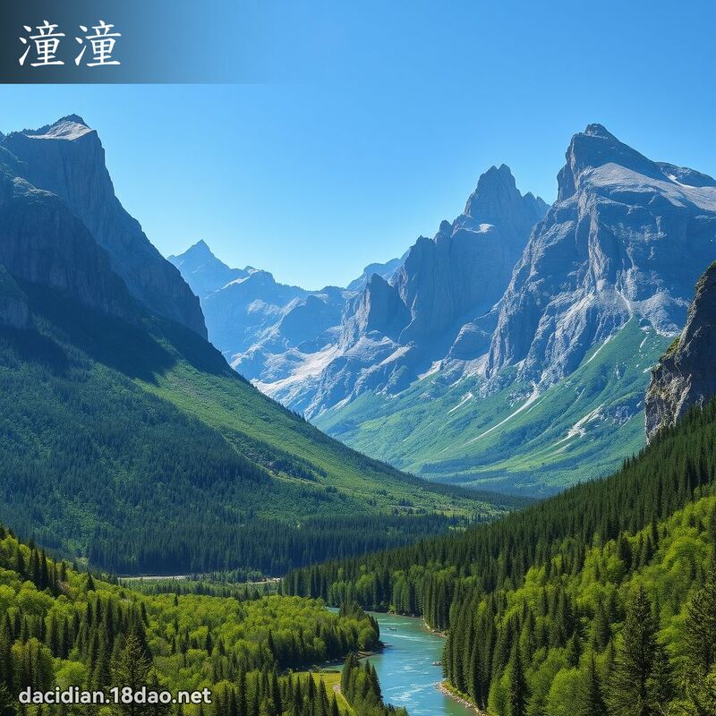 潼潼 - 國語大辭典配圖