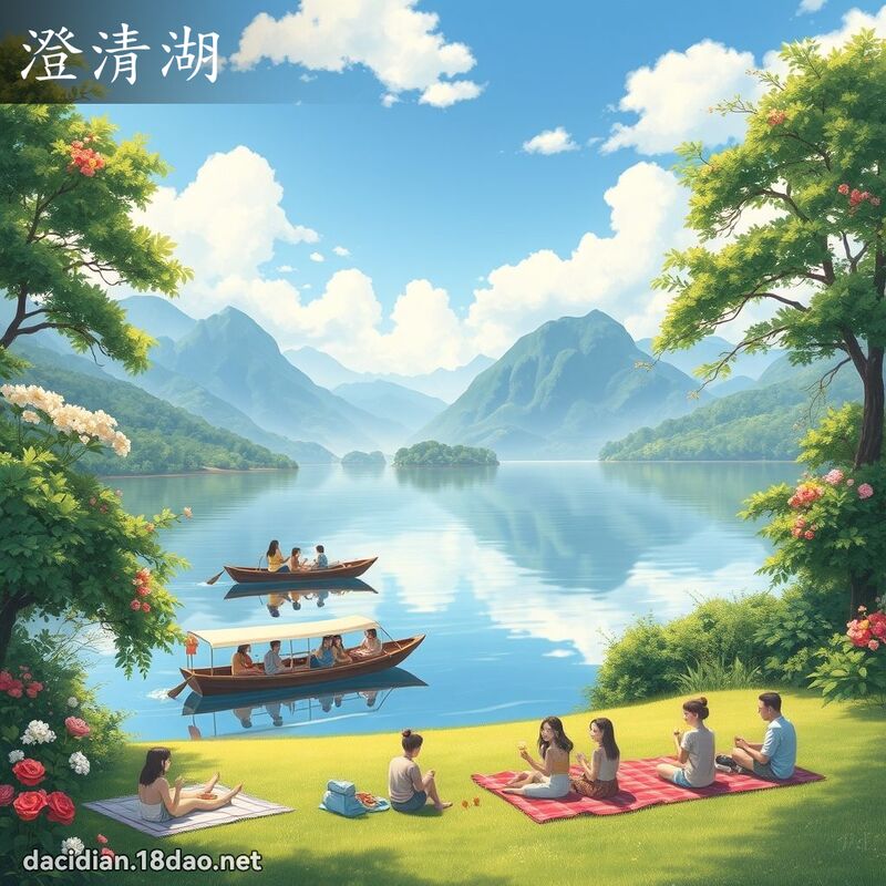 澄清湖 - 國語大辭典配圖