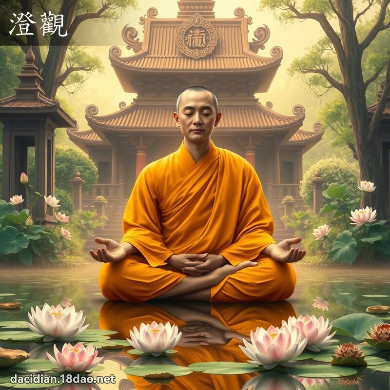 澄觀 - 國語大辭典配圖