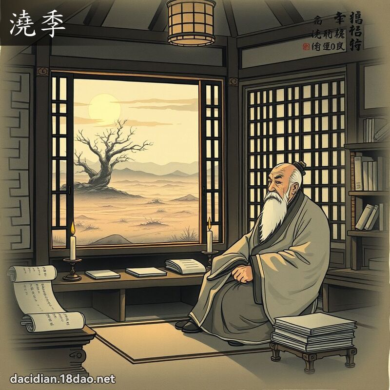 浇季 - 国语大辞典配图