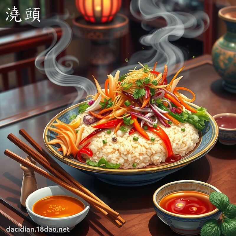 澆頭 - 國語大辭典配圖