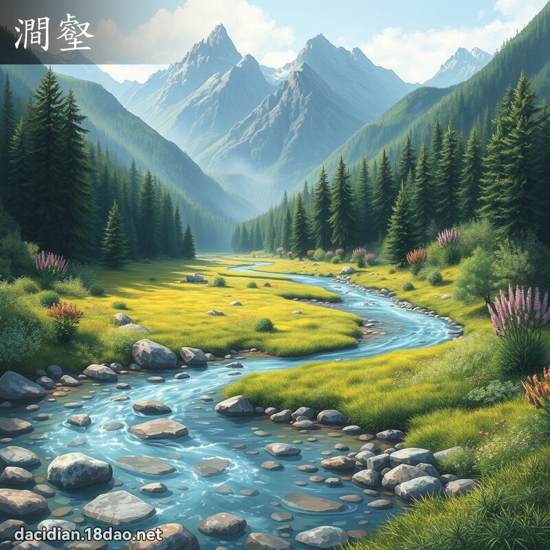 涧壑 - 国语大辞典配图
