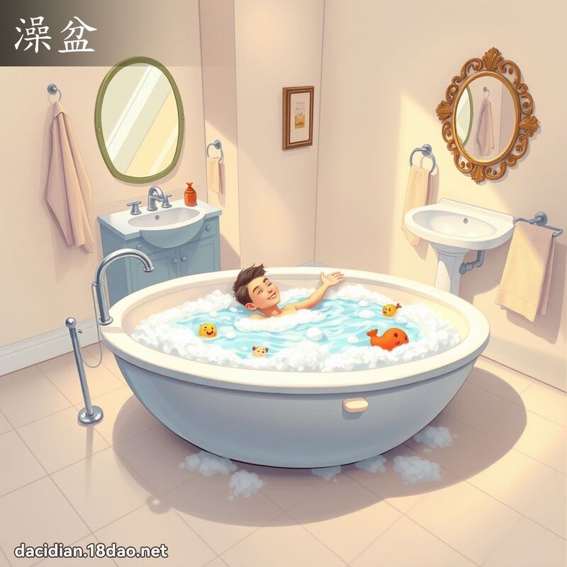 澡盆 - 国语大辞典配图