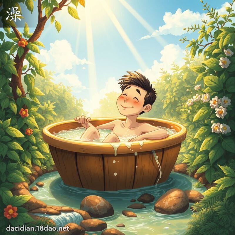 澡 - 國語大辭典配圖