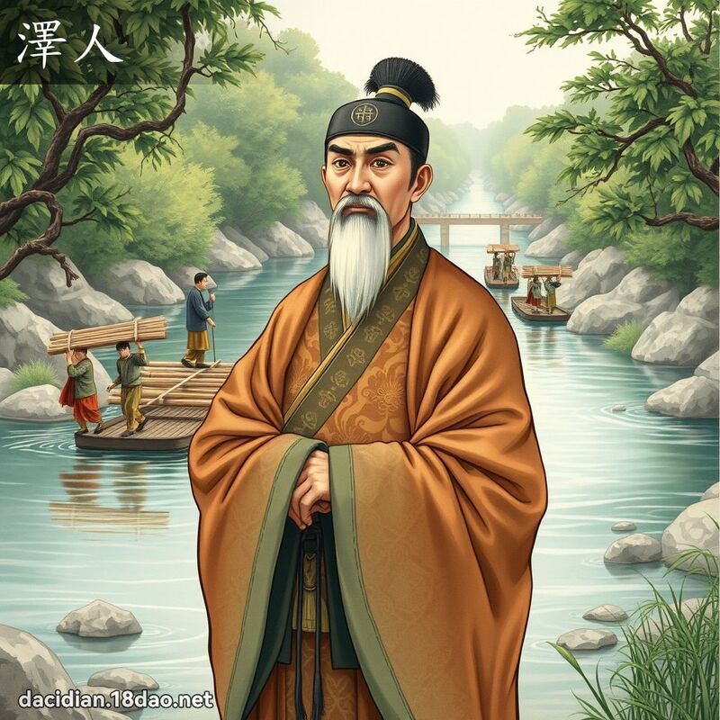 澤人 - 國語大辭典配圖