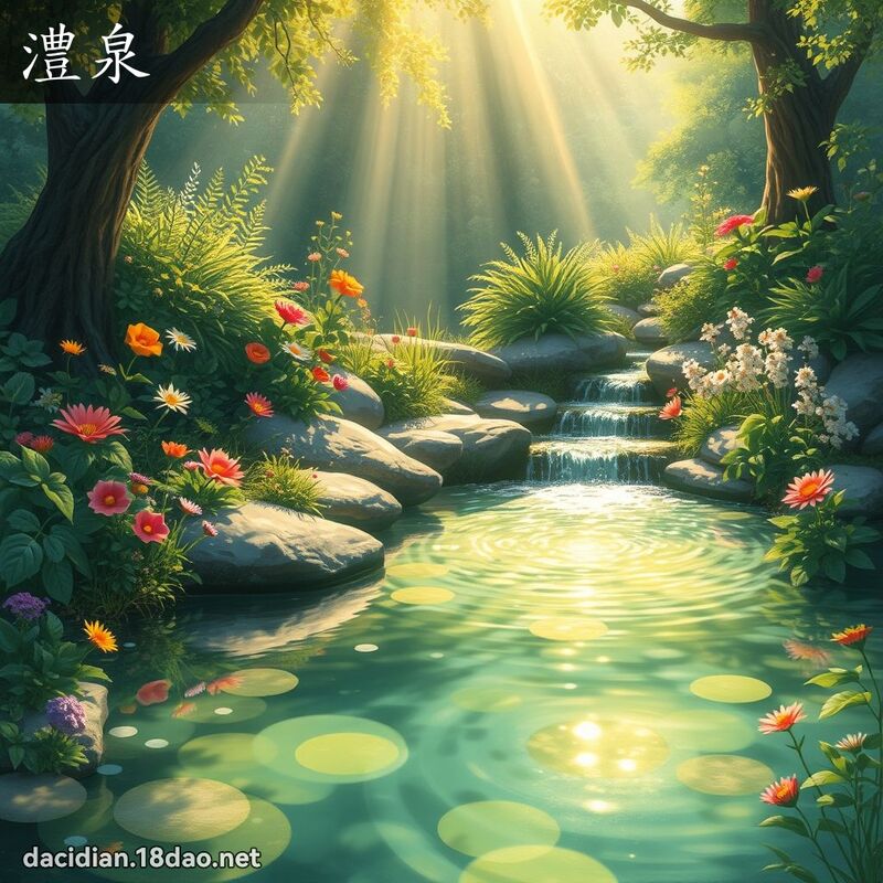 澧泉 - 國語大辭典配圖