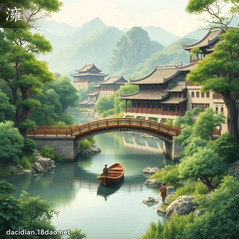 澭 - 國語大辭典配圖