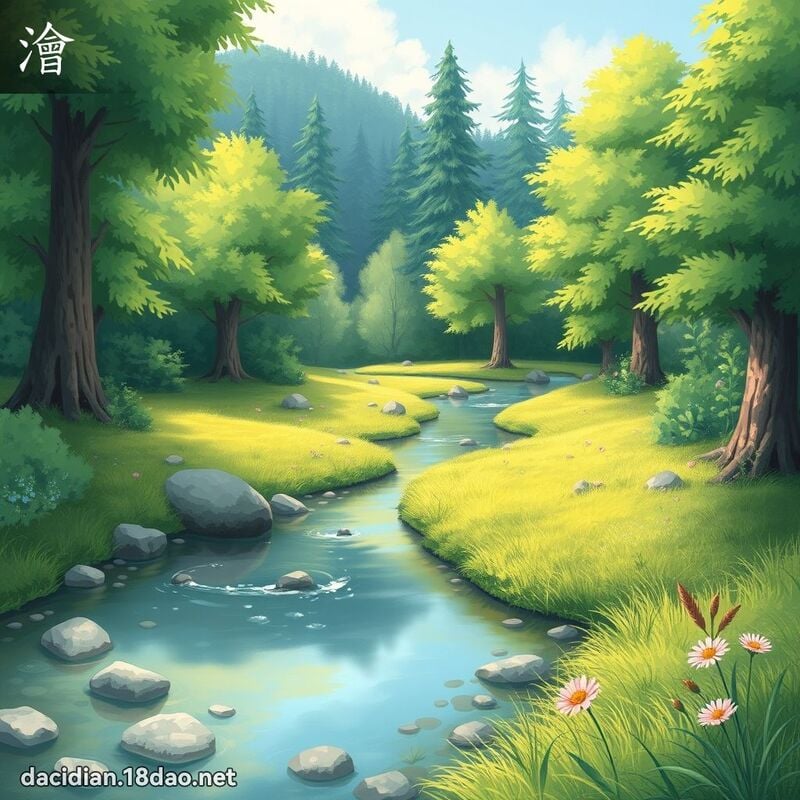 澮 - 國語大辭典配圖
