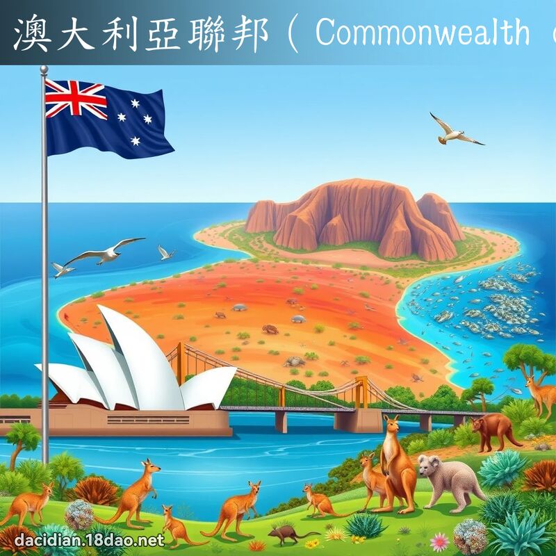 澳大利亞聯邦（Commonwealth of Australia） - 國語大辭典配圖