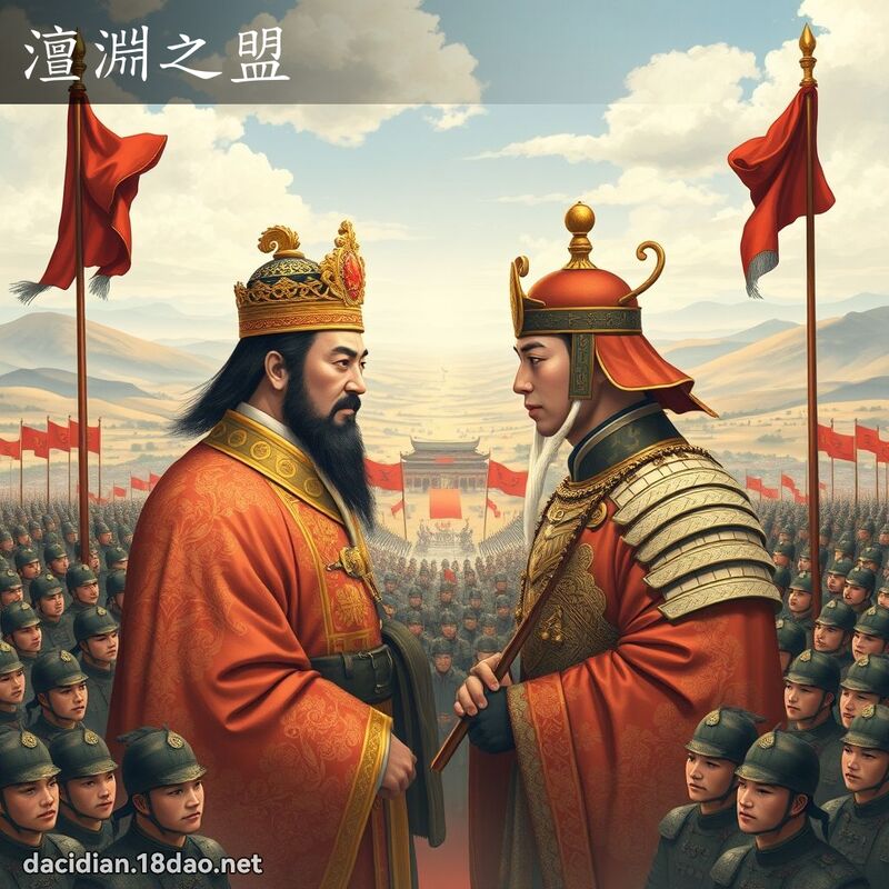 澶淵之盟 - 國語大辭典配圖