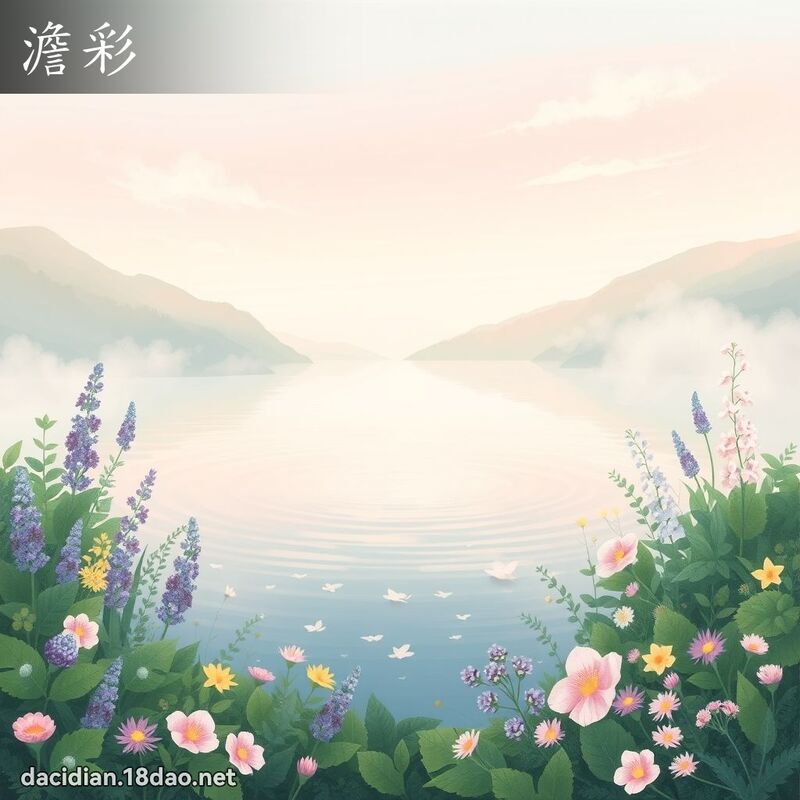 澹彩 - 国语大辞典配图