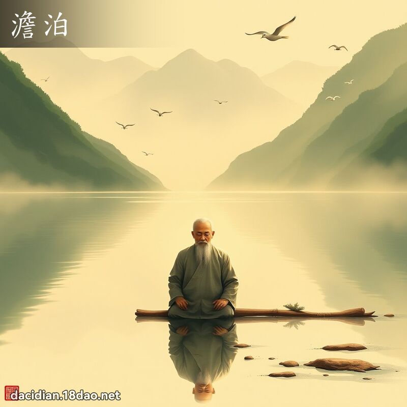 澹泊 - 国语大辞典配图