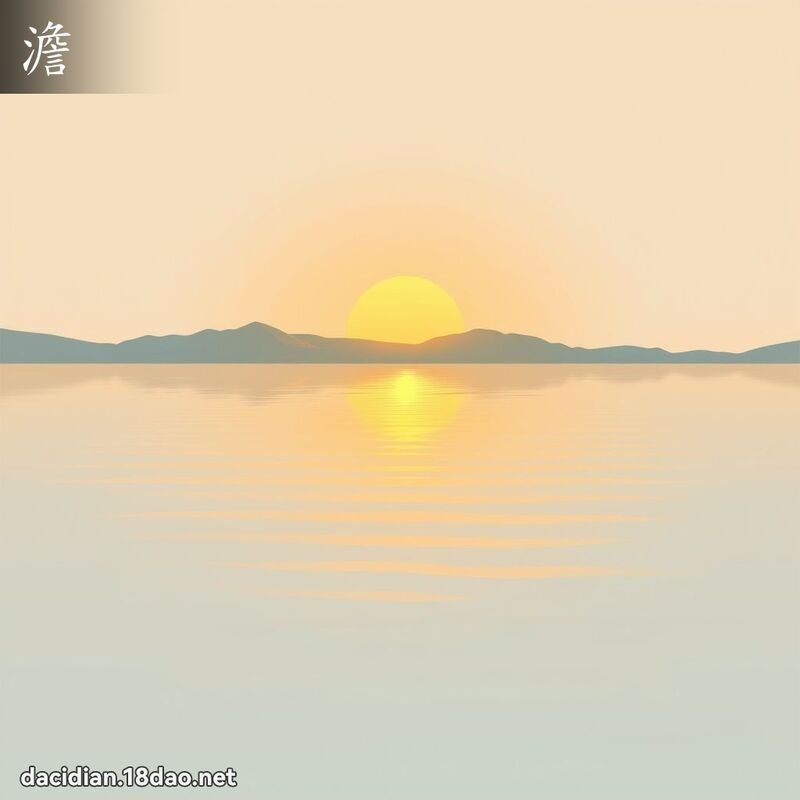 汉字: 澹 (多音字)
