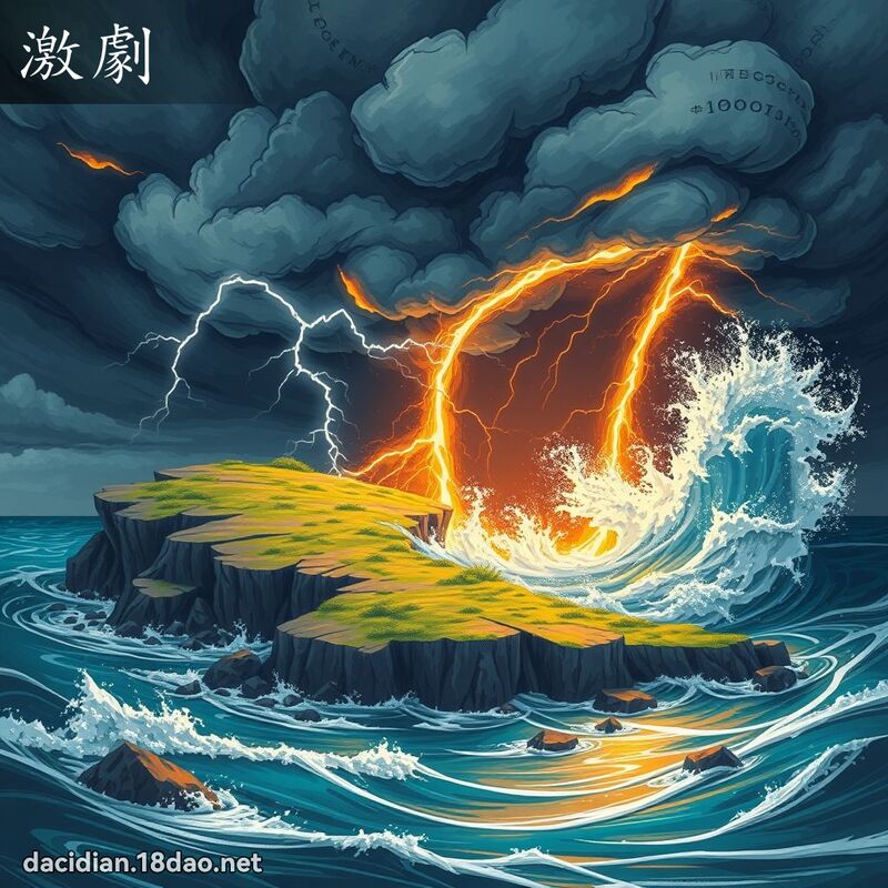 激剧 - 国语大辞典配图