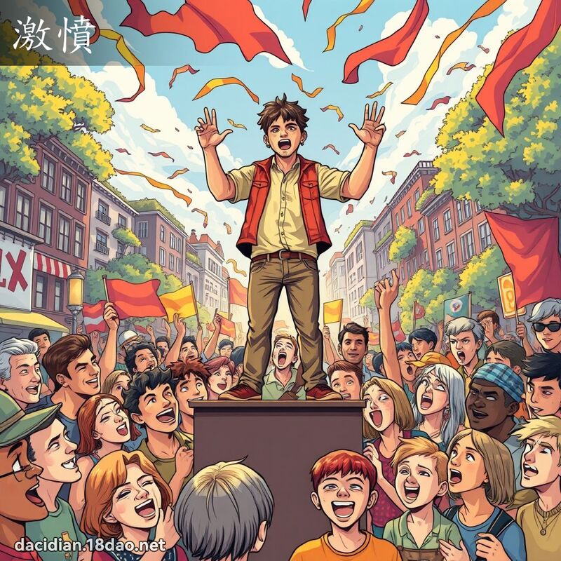 激愤 - 国语大辞典配图