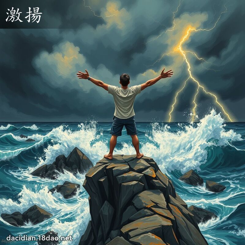 激揚 - 國語大辭典配圖