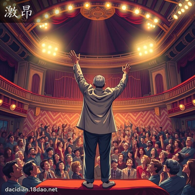 激昂 - 國語大辭典配圖