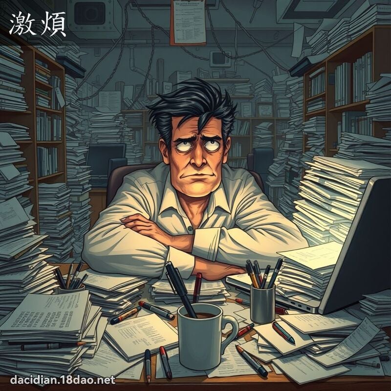 激煩 - 國語大辭典配圖