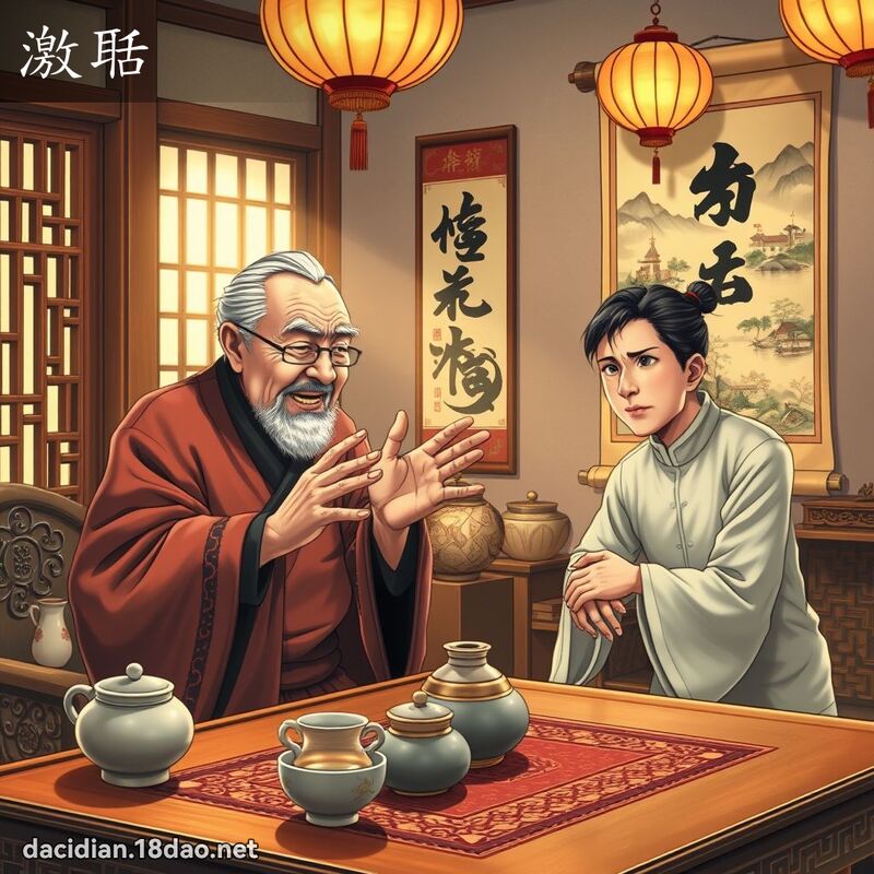 激聒 - 國語大辭典配圖