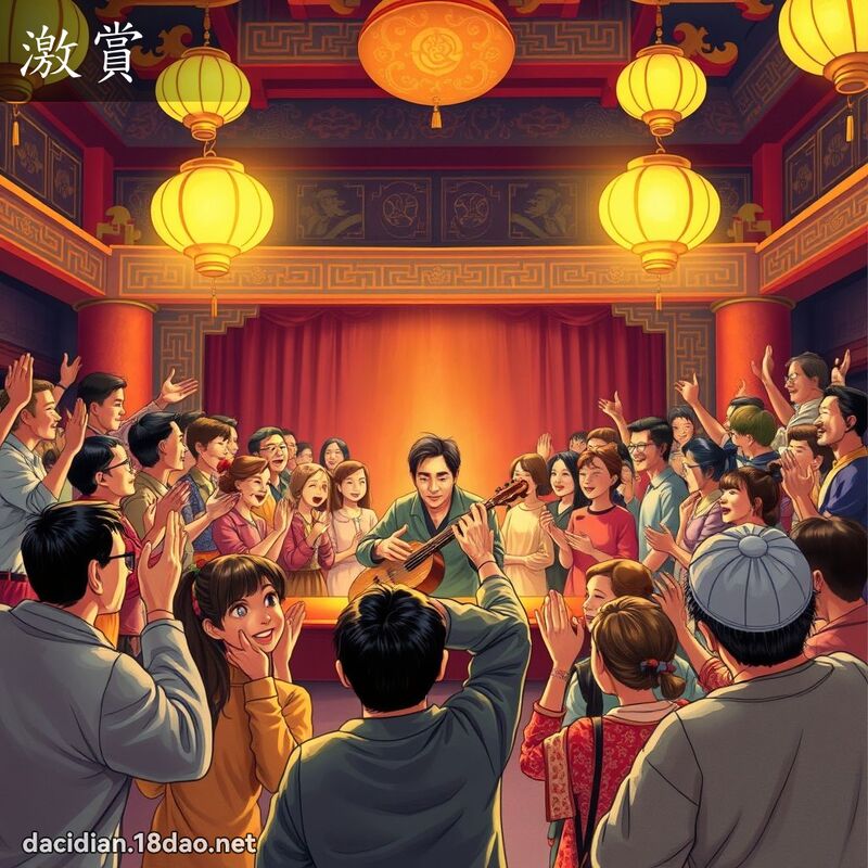 激賞 - 國語大辭典配圖