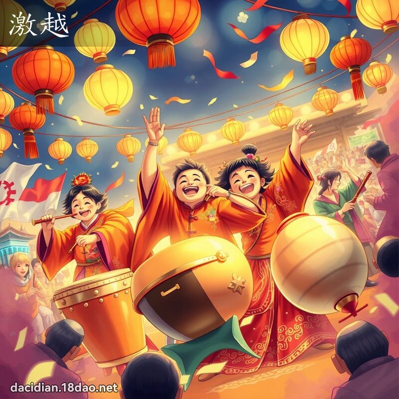激越 - 国语大辞典配图