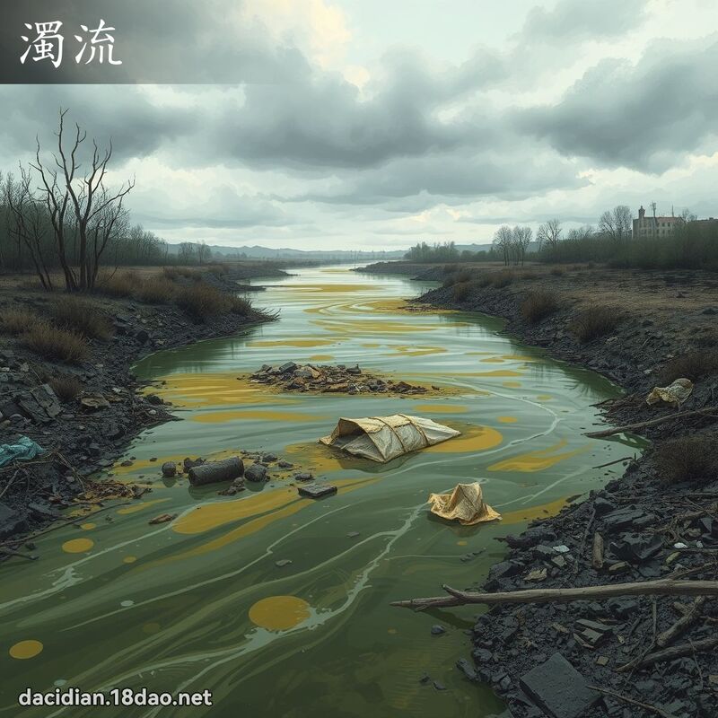 濁流 - 國語大辭典配圖