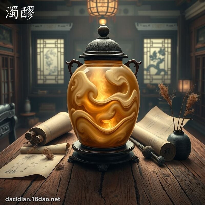 濁醪 - 國語大辭典配圖
