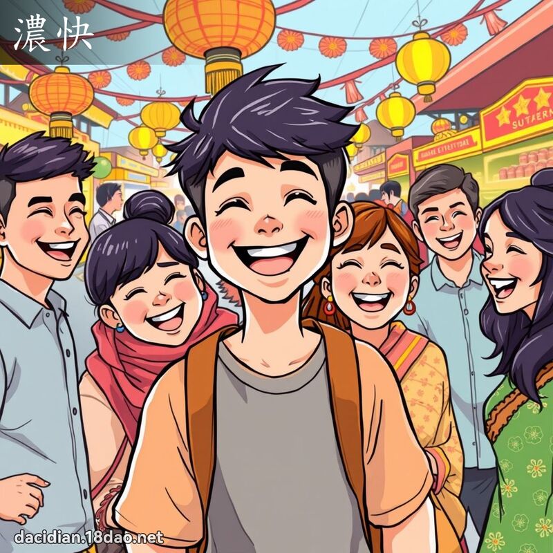 浓快 - 国语大辞典配图