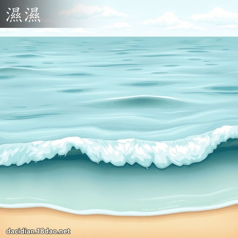 湿湿 - 国语大辞典配图