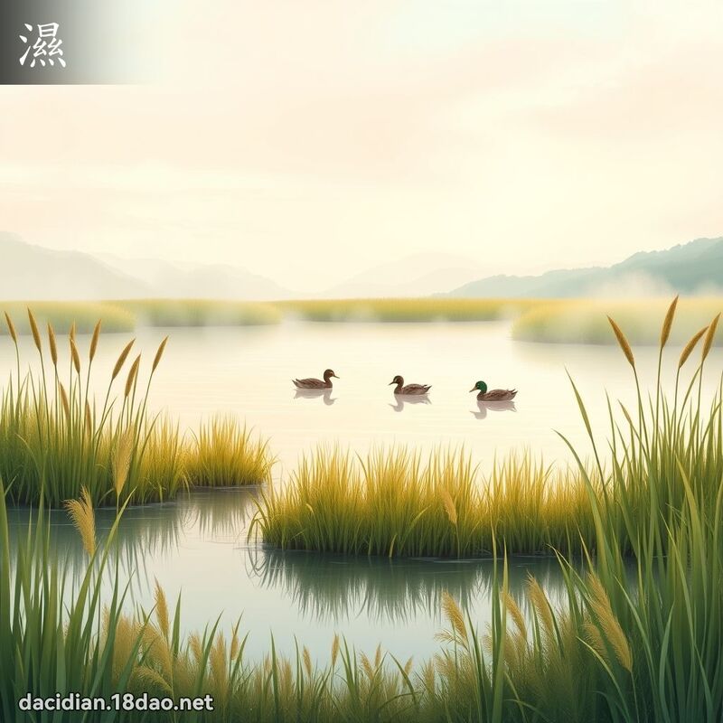 汉字: 湿 (多音字)