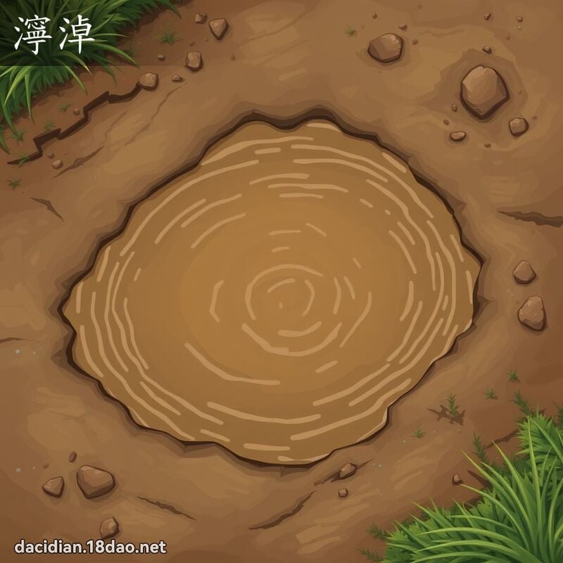 泞淖 - 国语大辞典配图