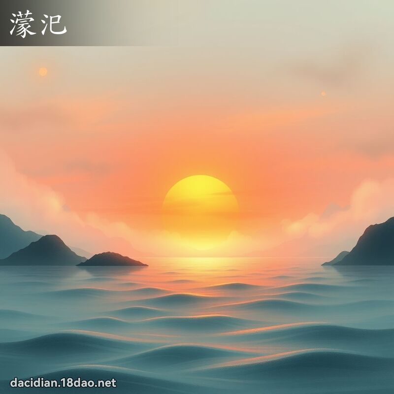 蒙汜 - 国语大辞典配图