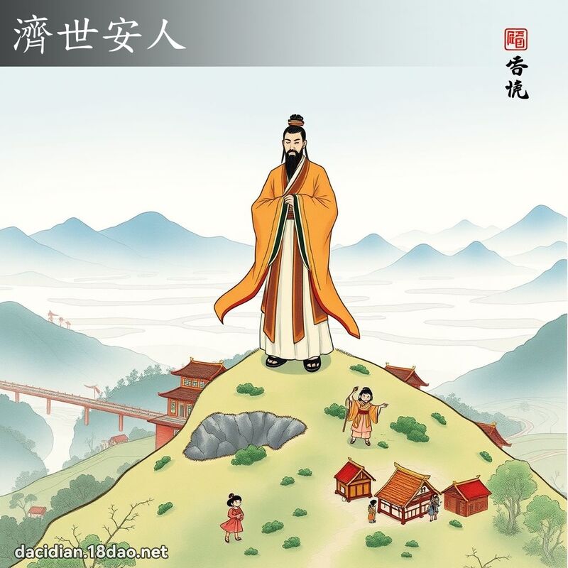 濟世安人 - 國語大辭典配圖
