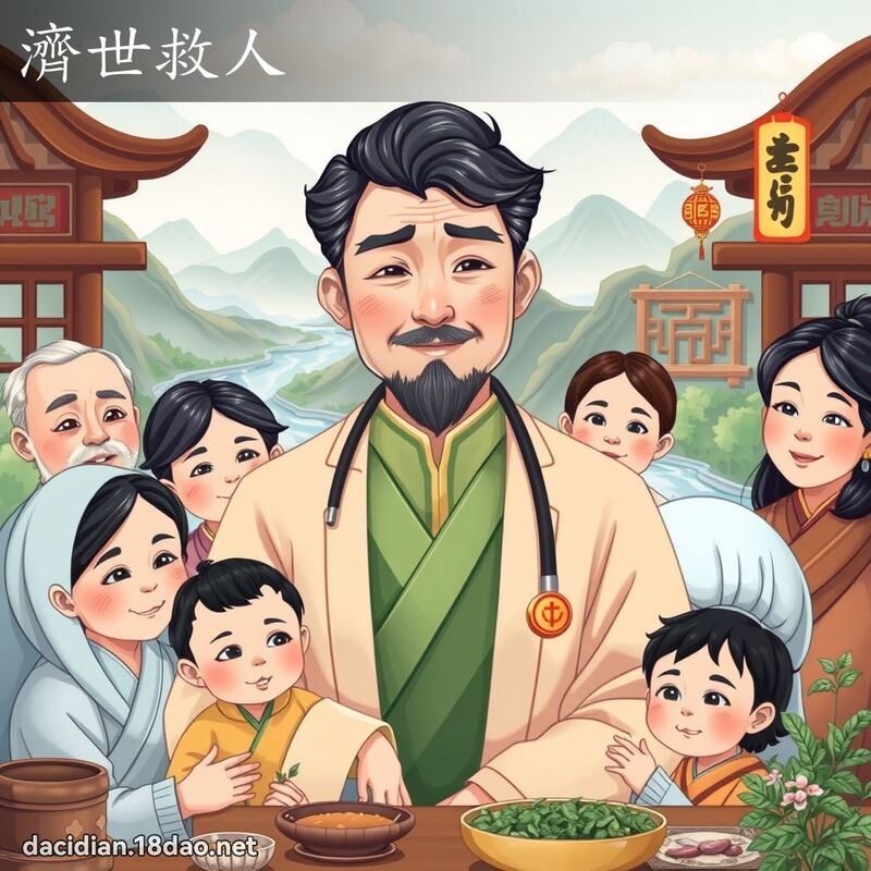 濟世救人 - 國語大辭典配圖