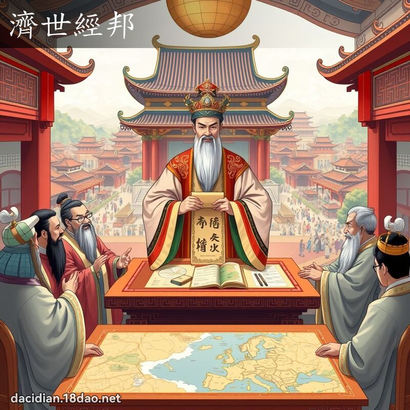 濟世經邦 - 國語大辭典配圖
