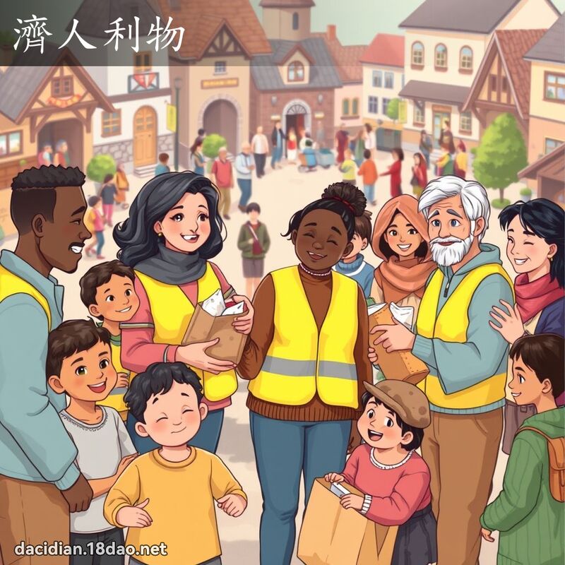 济人利物 - 国语大辞典配图