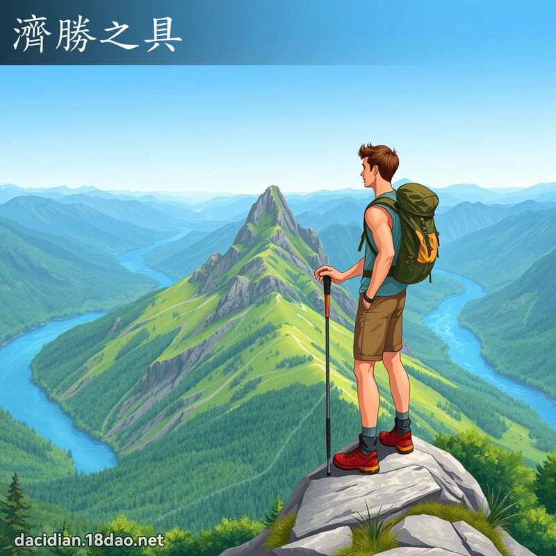 濟勝之具 - 國語大辭典配圖