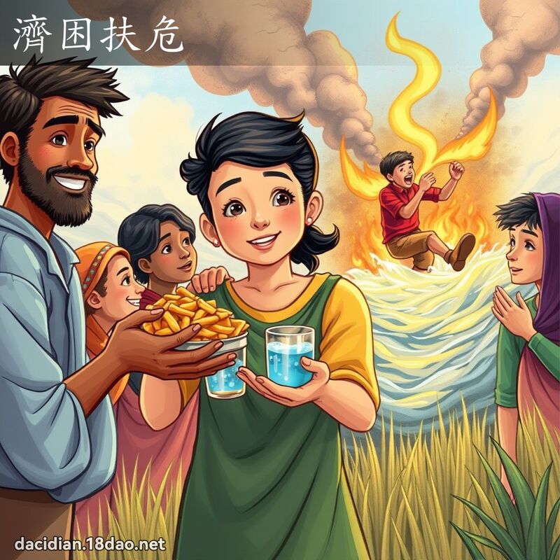 济困扶危 - 国语大辞典配图