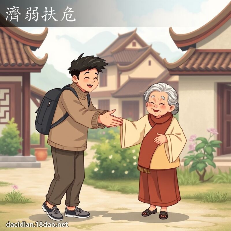 济弱扶危 - 国语大辞典配图