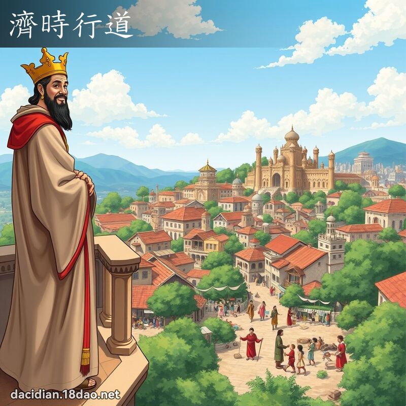 济时行道 - 国语大辞典配图