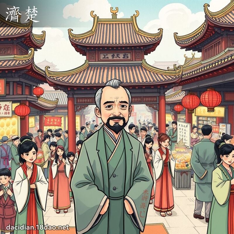 济楚 - 国语大辞典配图