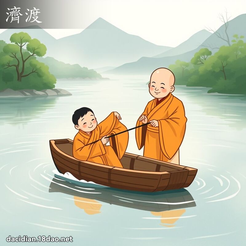 济渡 - 国语大辞典配图