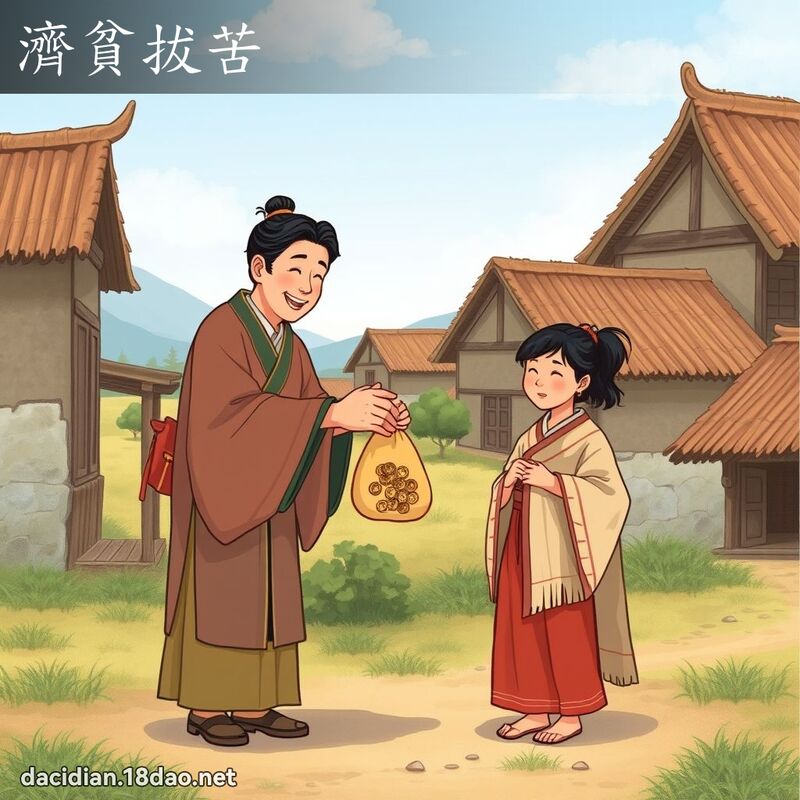 濟貧拔苦 - 國語大辭典配圖