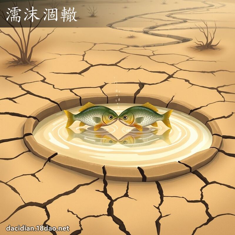 濡沫涸轍 - 國語大辭典配圖